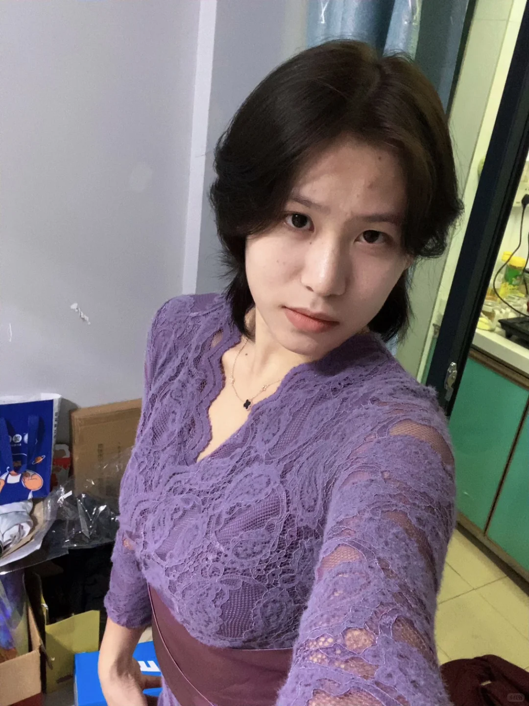 总说女人穿紫色很有少妇的韵味～