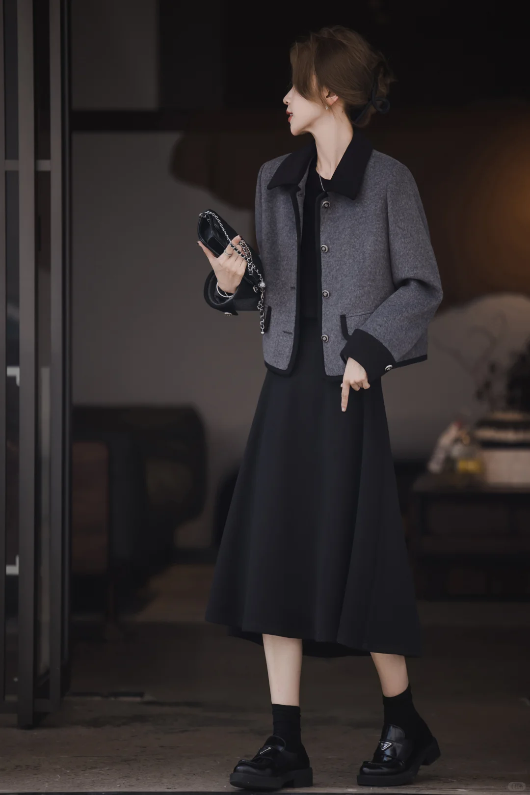 Softcore 秋冬最爱的高级感黑灰色穿搭🖤
