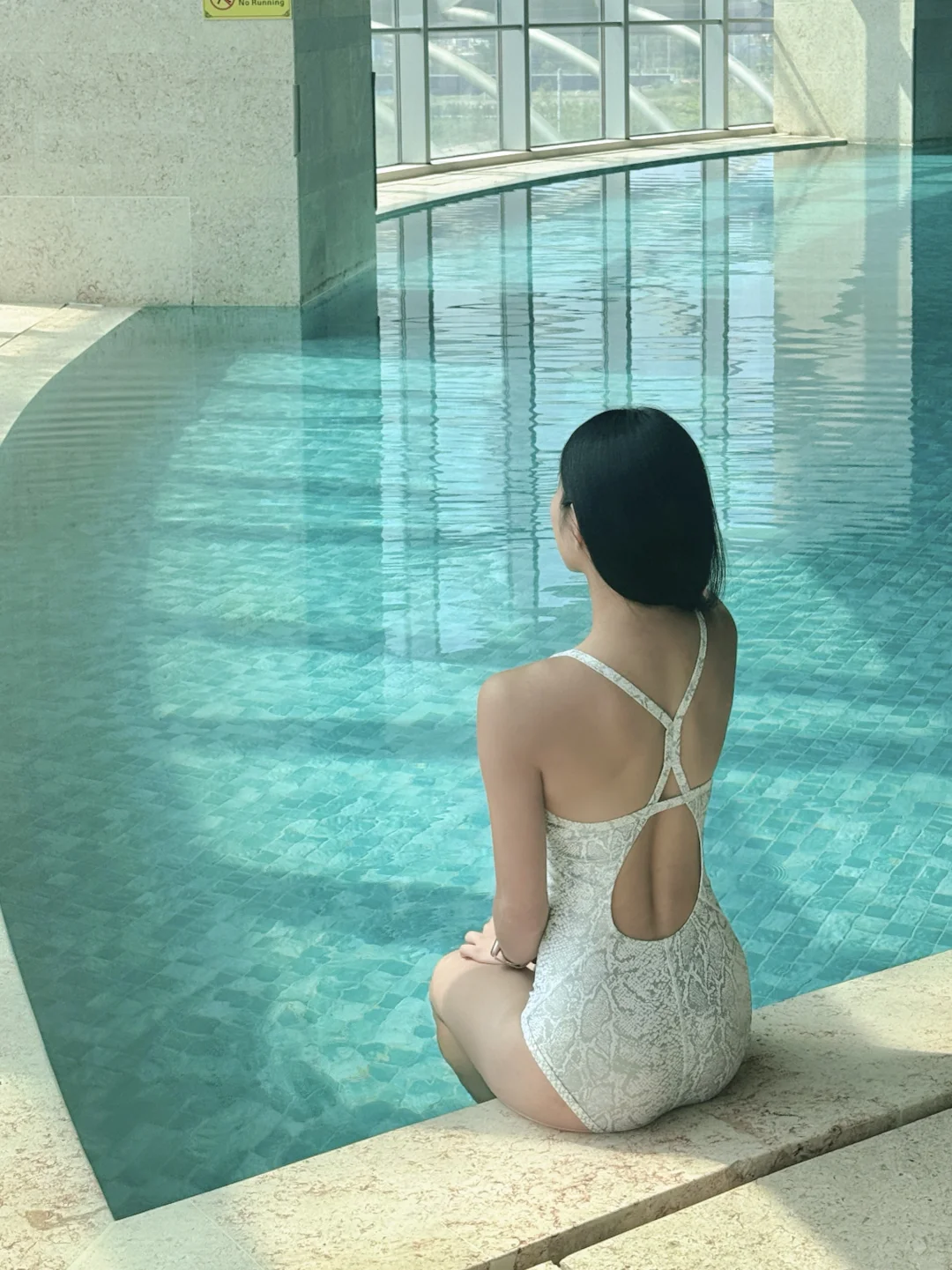 体脂率低的秘诀就是早起空腹游泳🏊‍♀️