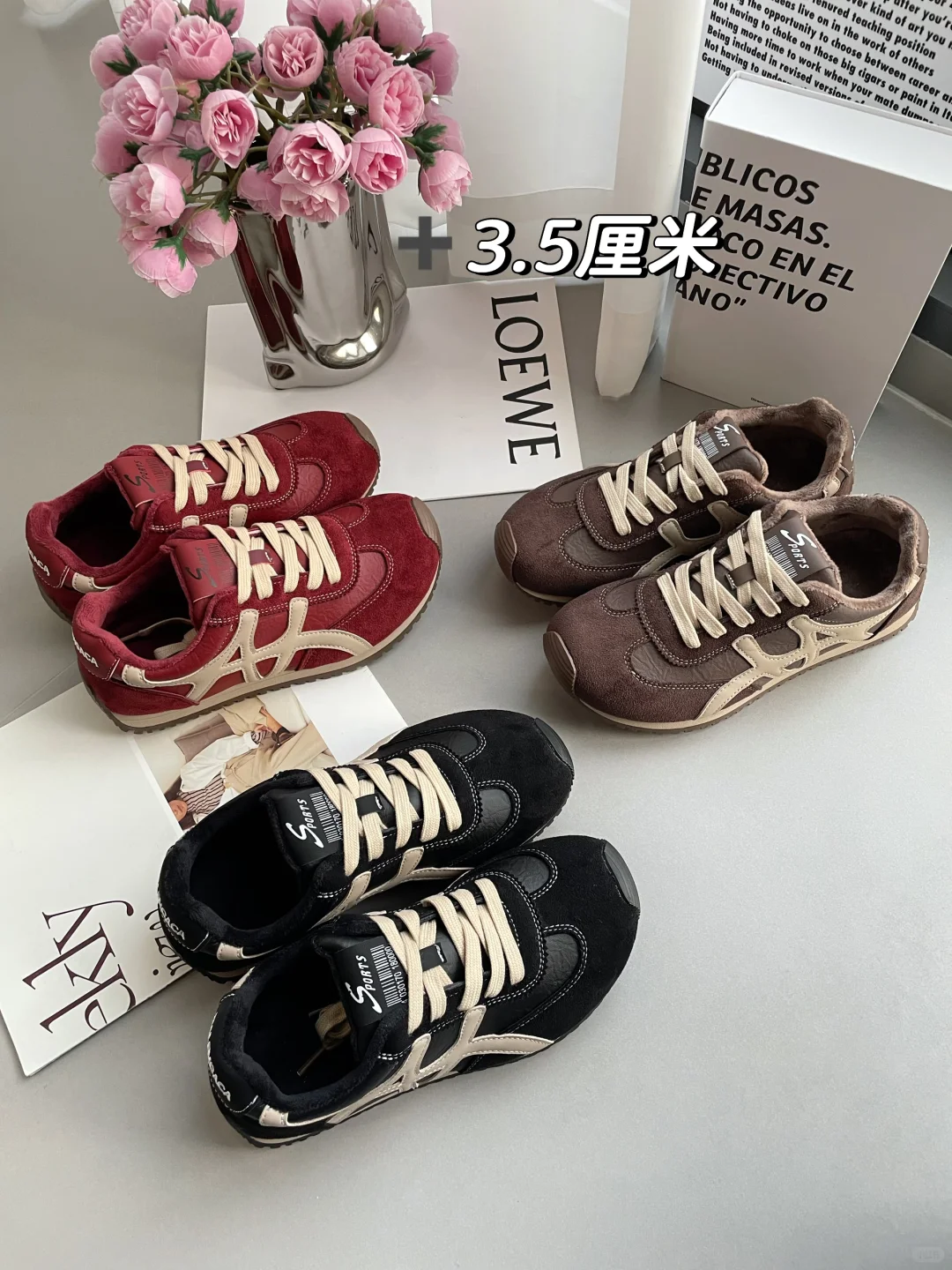 秋冬通勤搭子🍂复古加绒阿甘鞋