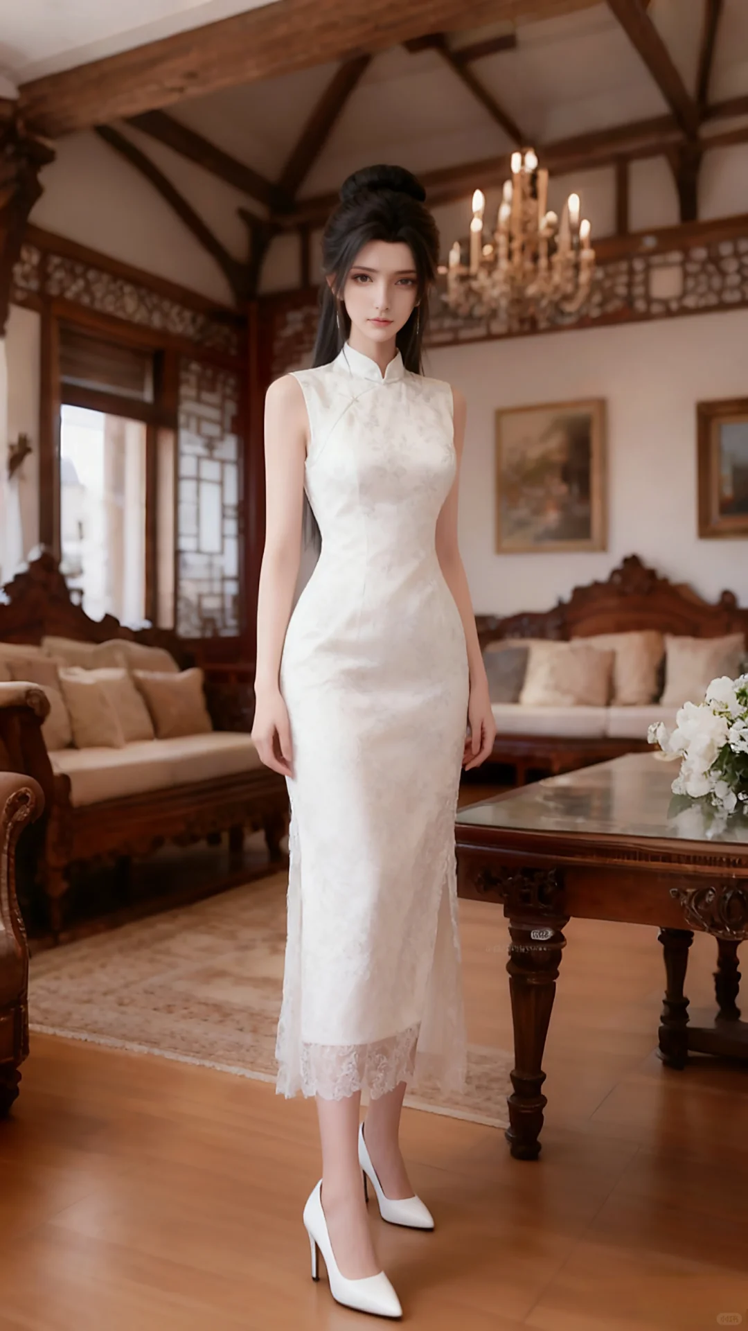 国漫女神穿上现代装陆雪琪