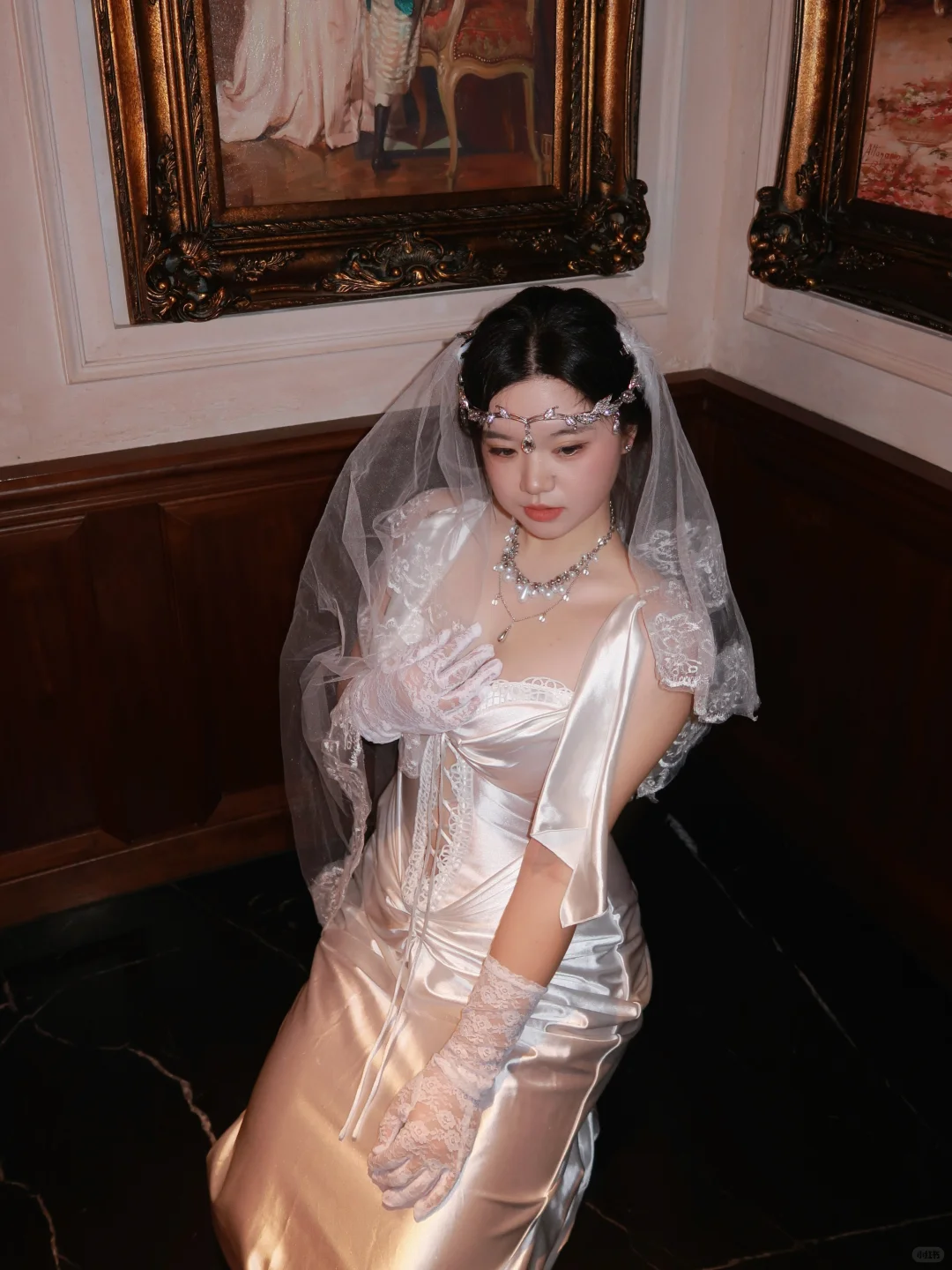 LaceMade鱼骨连衣裙绝美