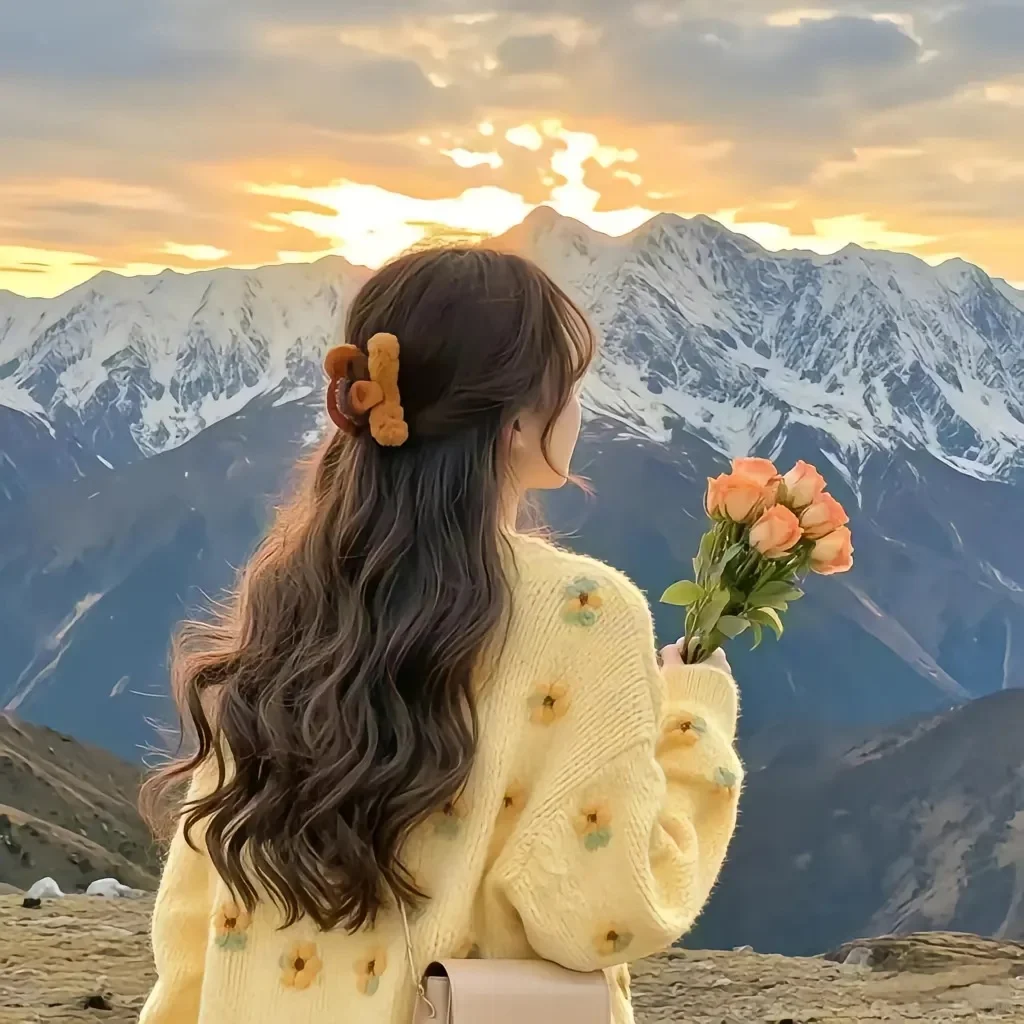 唯美背影女头像