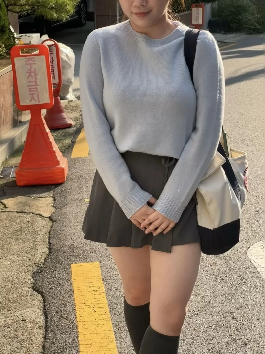 🇰🇷156 120斤｜🩵 很适合微胖女孩 (˘͈ᵕ ˘͈♡