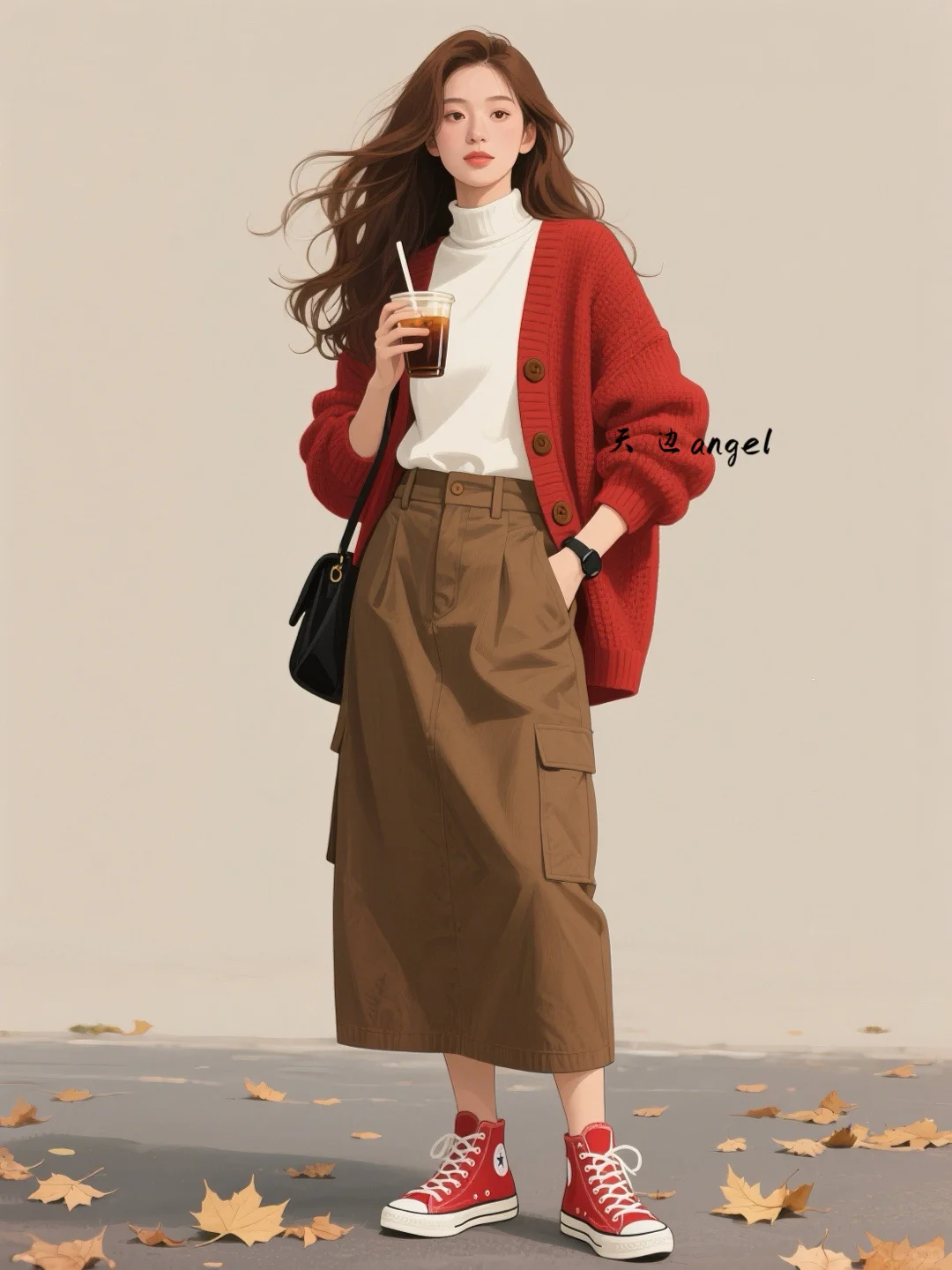 早秋穿搭| 愿你眼里有光，心中有爱