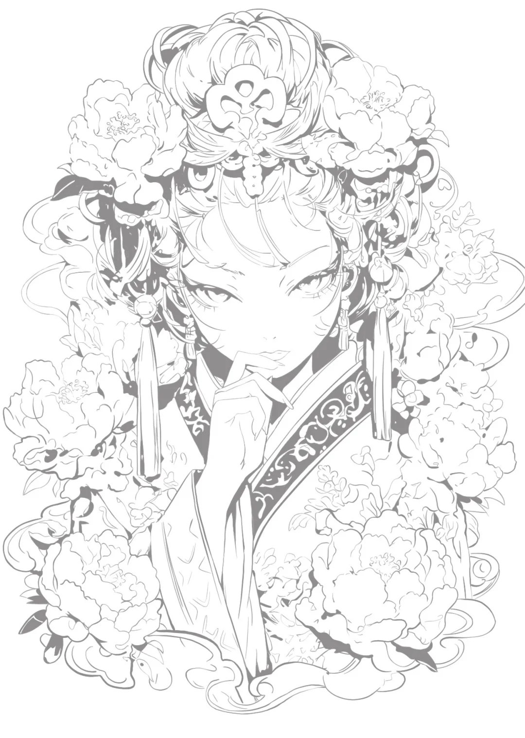 人物线条画🖼️