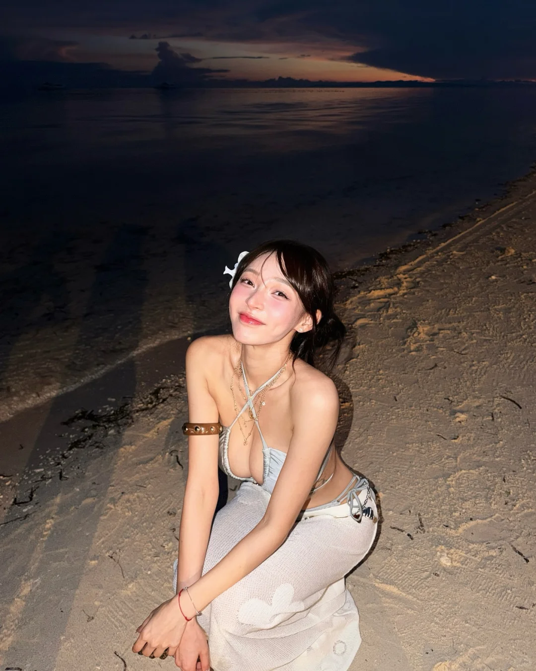 林襄海邊解放逆天身材 好兇！