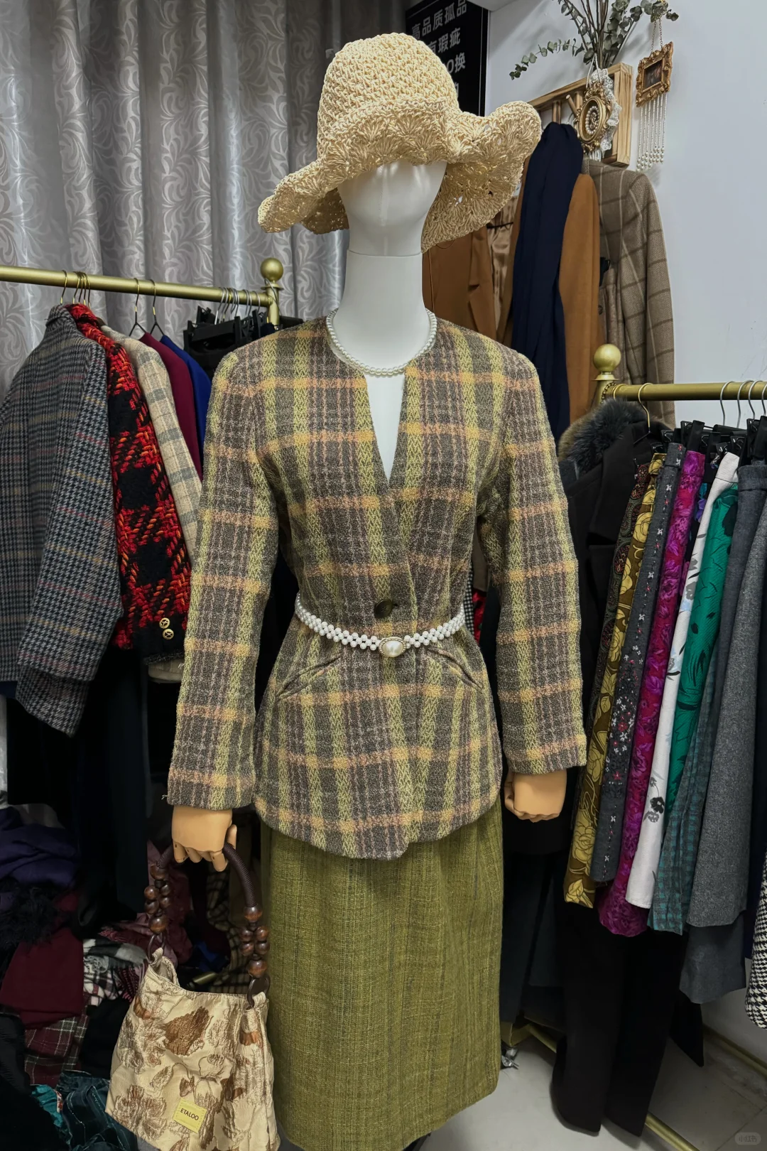 Vintage复古港风套装