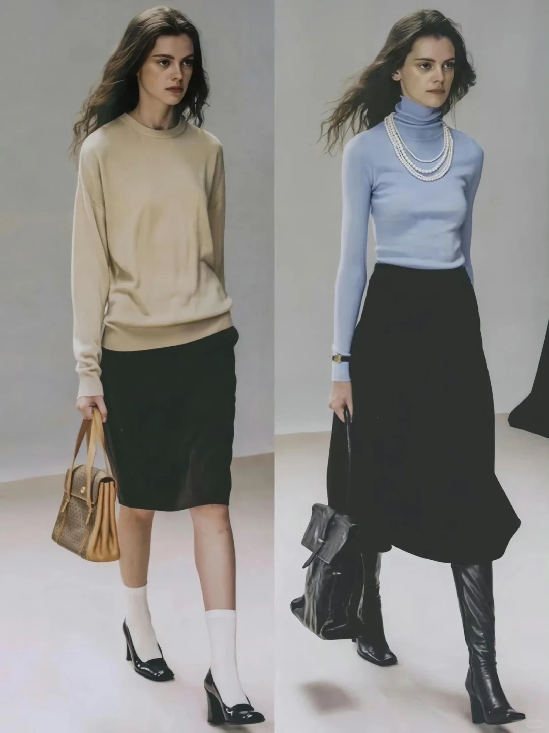 90年代复古通勤穿搭～