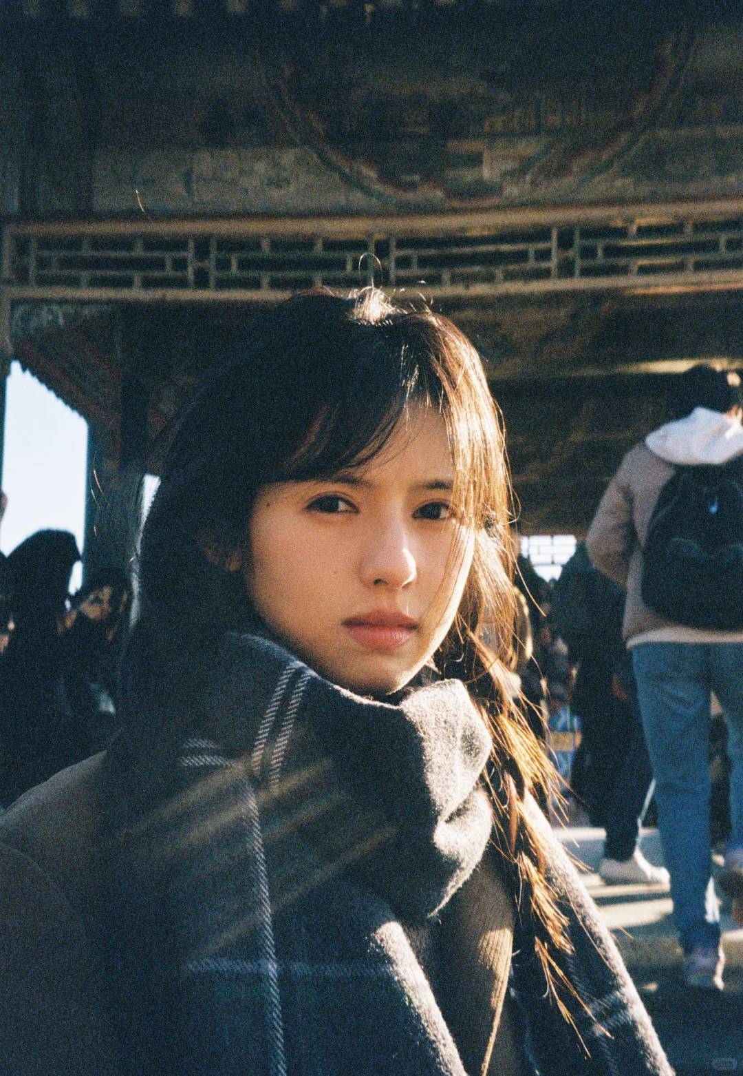 鹤男秋日氛围感写真