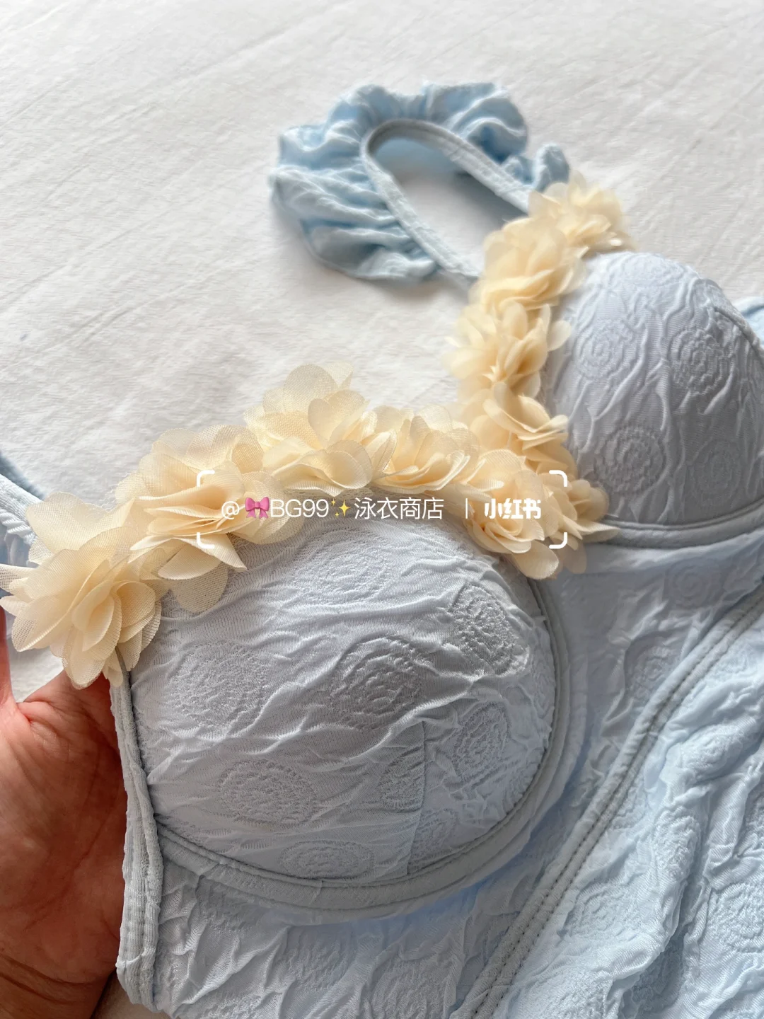 水上乐园的bikini🩵推荐冰蓝色来看实拍哦