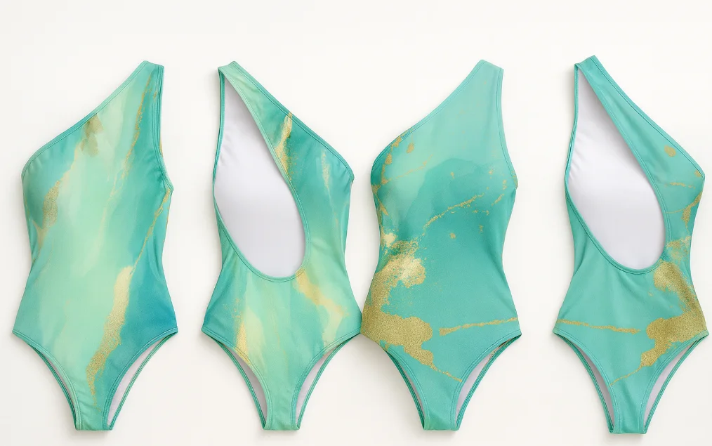 上班不能游泳就画个泳装吧！