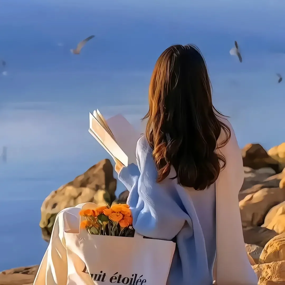 好看的女生背影女头像