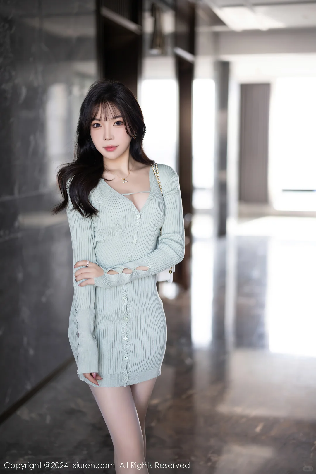 紧身镂空针织衫🤍