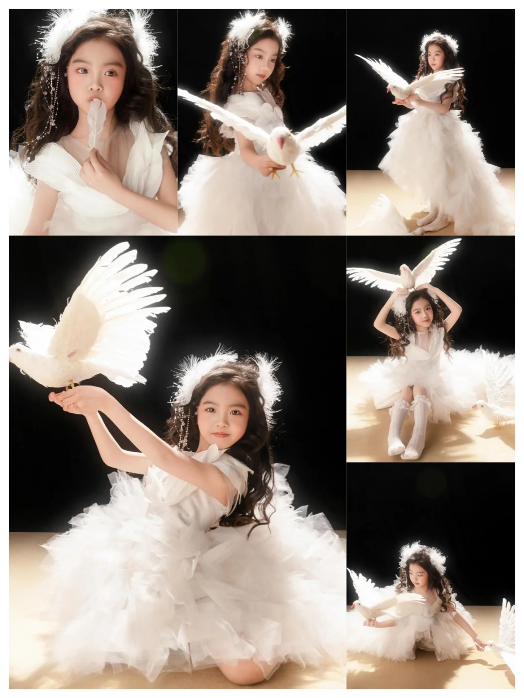 梦幻天使儿童写真丨是落入凡间的小天使呀~