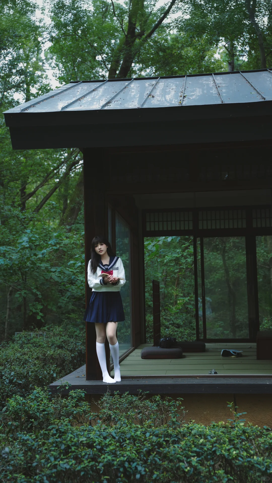 森林里穿jk谁拍谁好看！