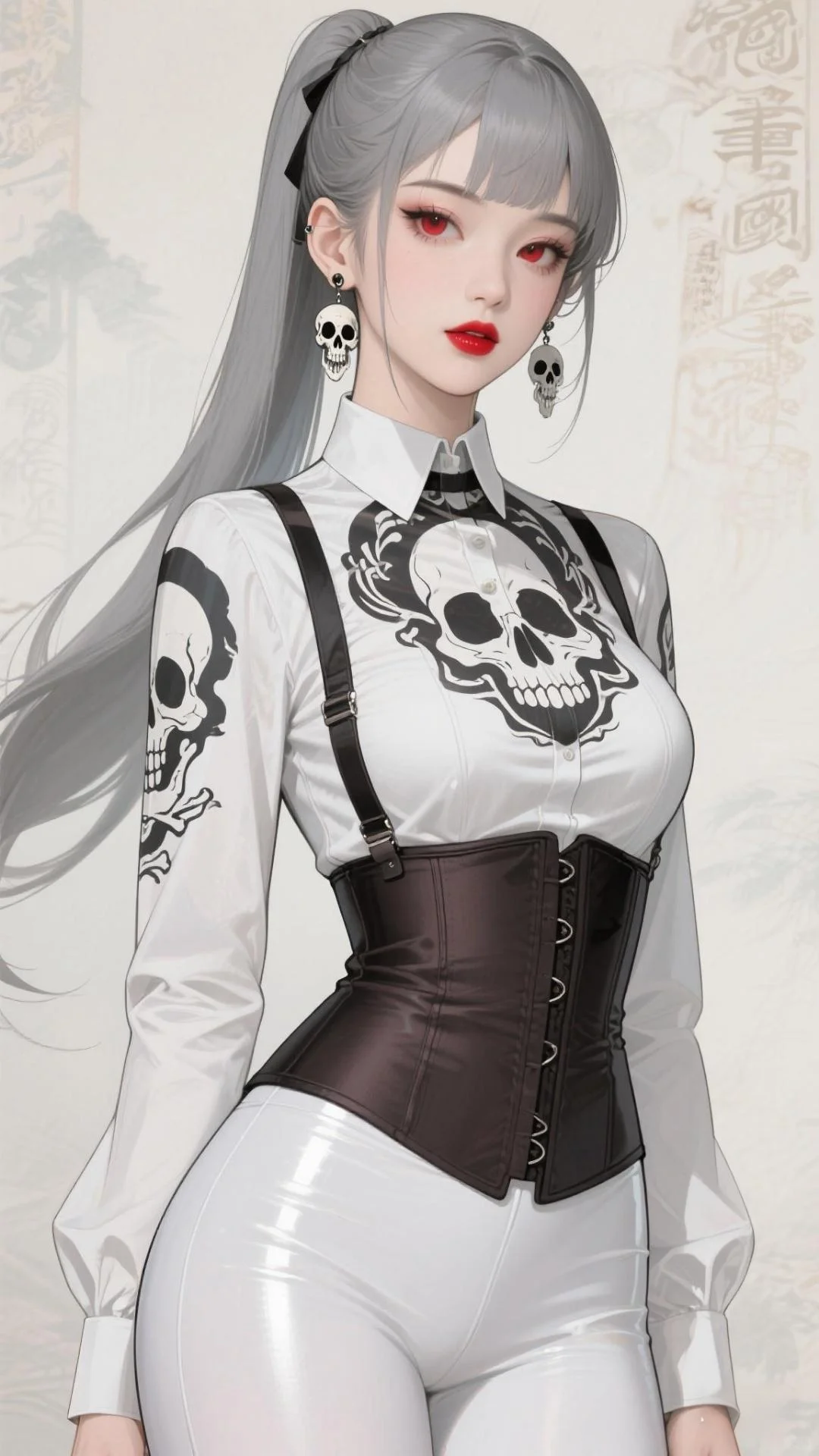 壁纸分享：美女小姐姐的上半身特写