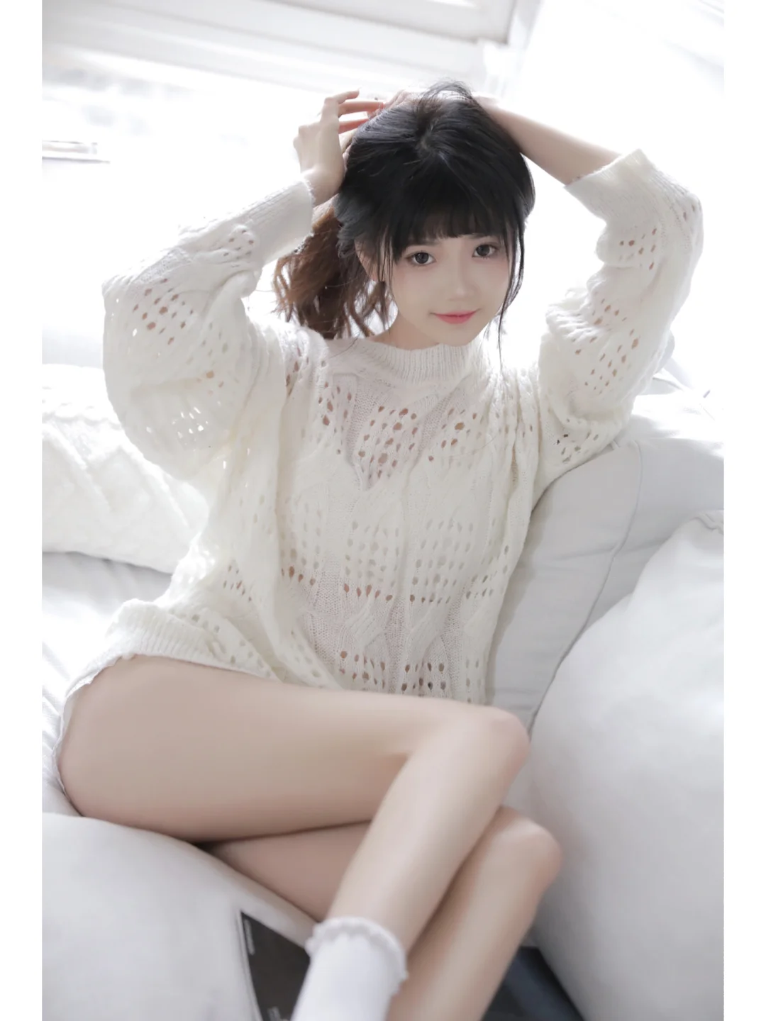 纯欲居家写真｜你浅浅的微笑就像乌梅子酱～