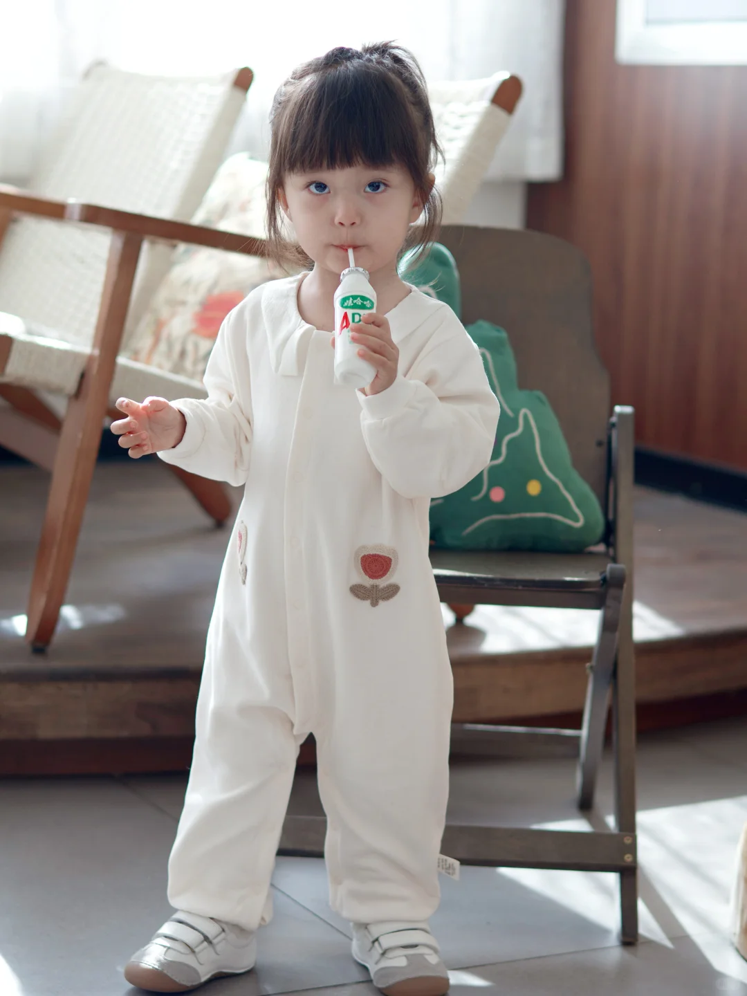 这估计就是生女儿的快乐！