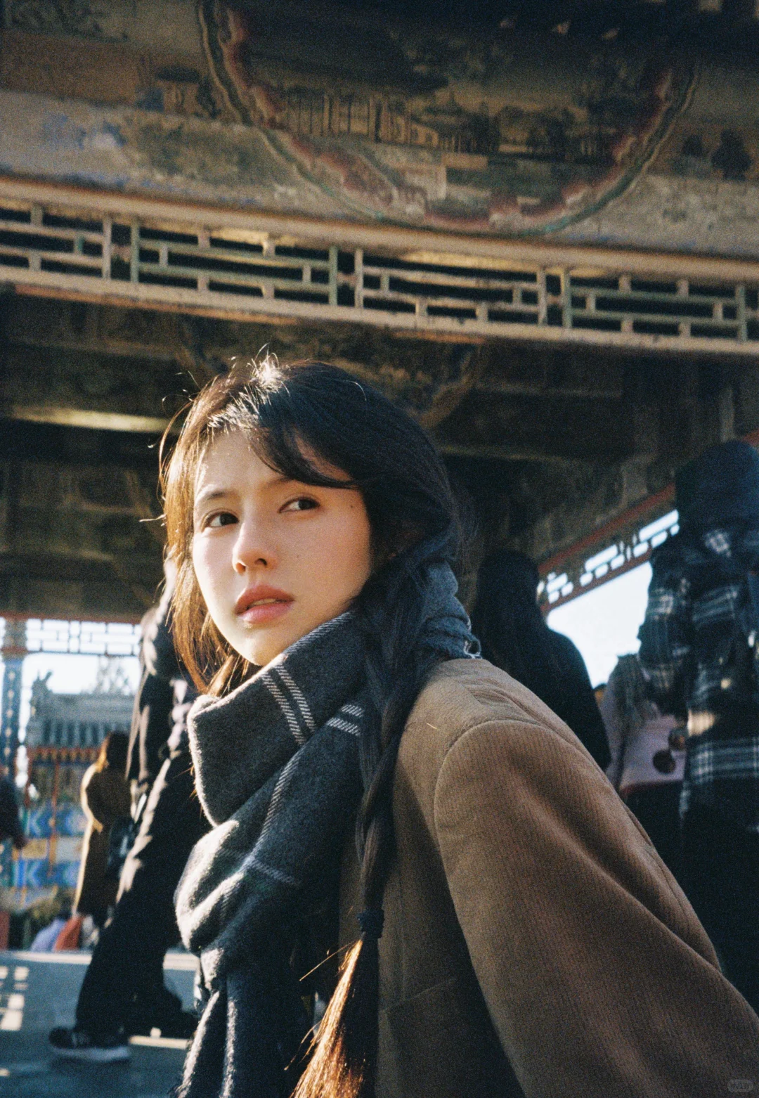 鹤男秋日氛围感写真