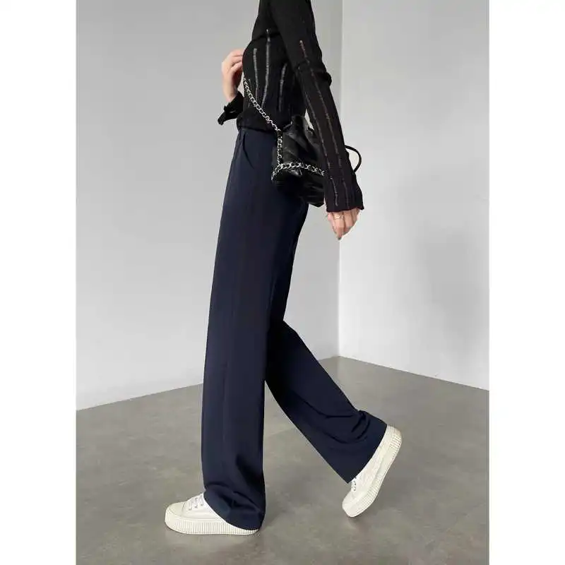 直筒裤女2025春夏新宠：韩版高腰显瘦神器