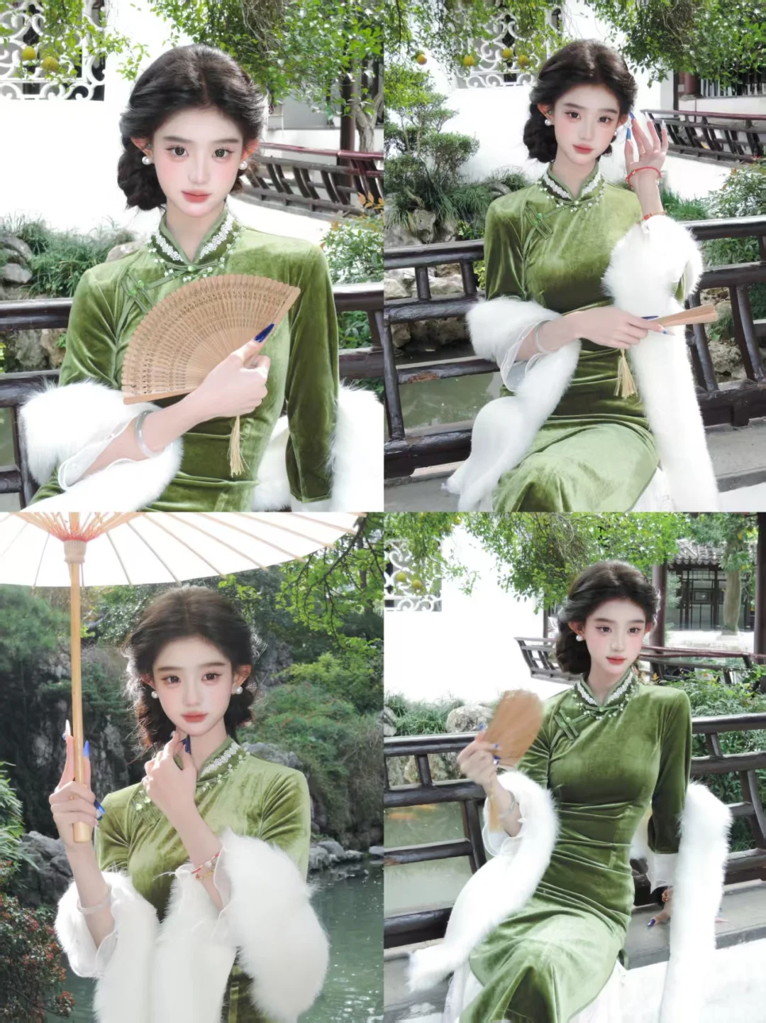 苏州平江路❗️最出圈9组秋冬旗袍合集🔥