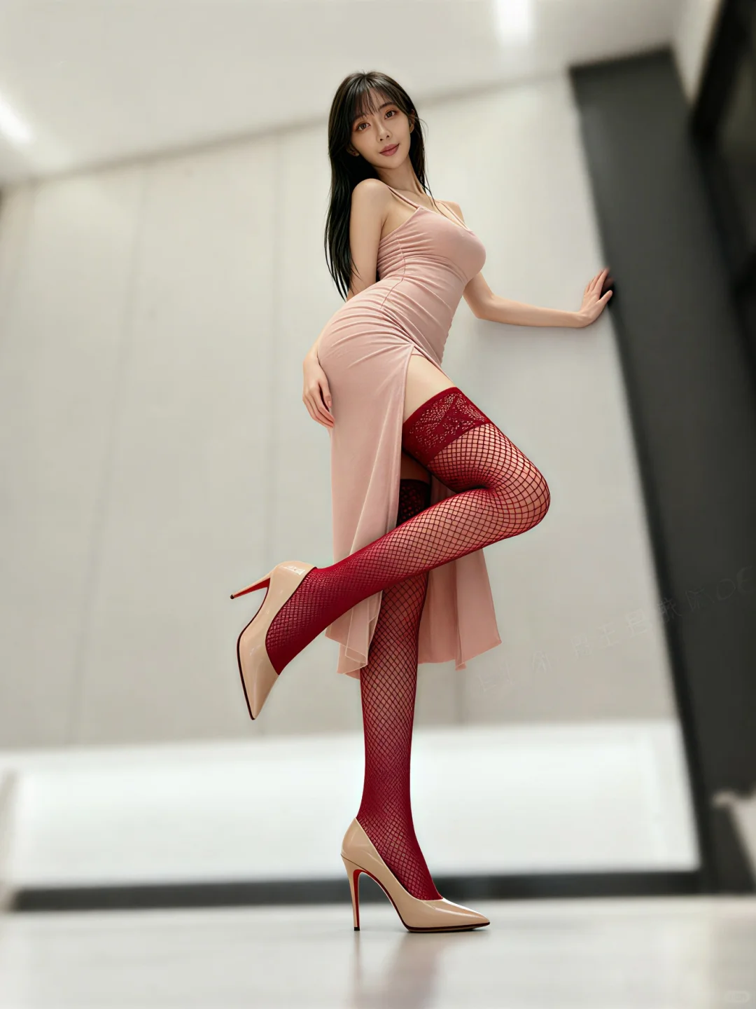 救命！这双红丝袜把我腿长拉到天花板了！