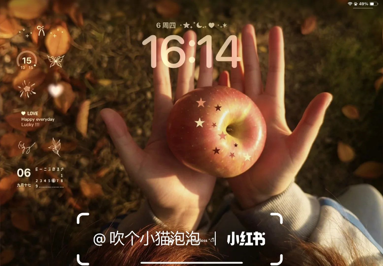 该换适合秋冬的ipad壁纸了