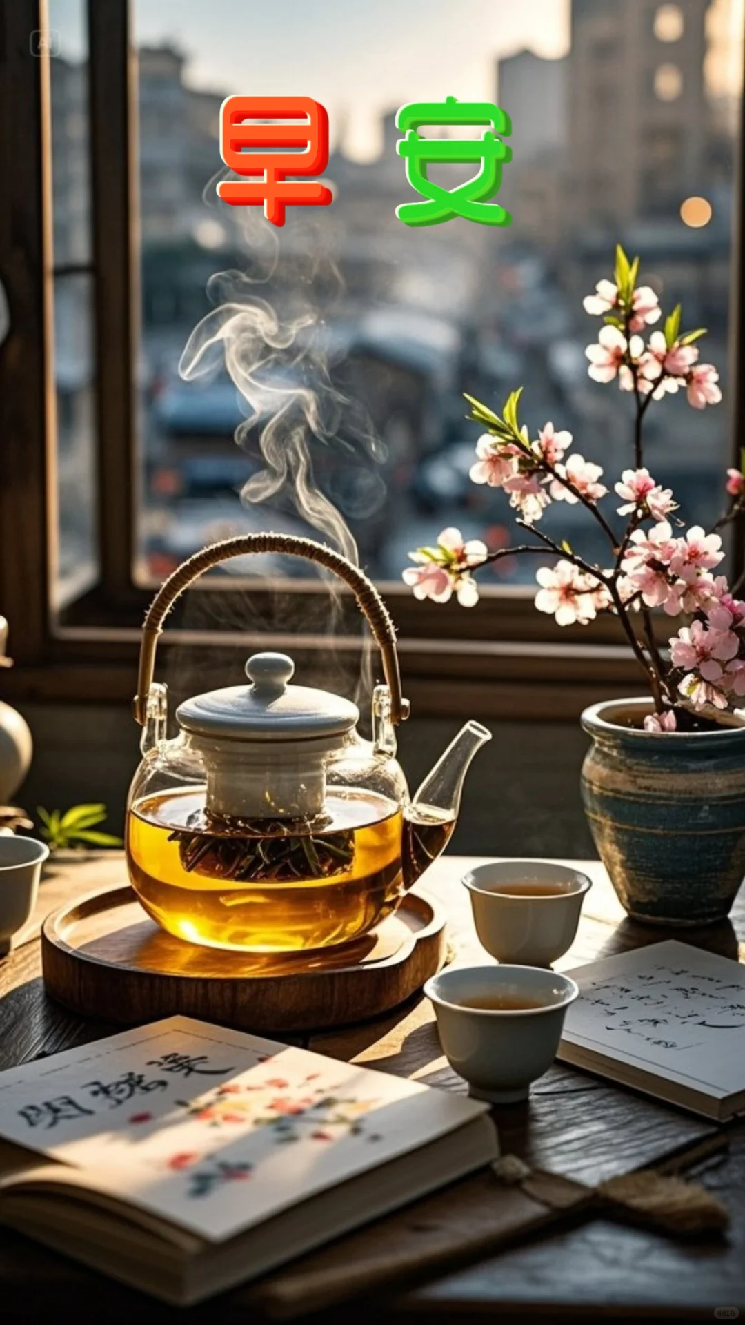 早安图片免费分享，晨光打包了半两清风