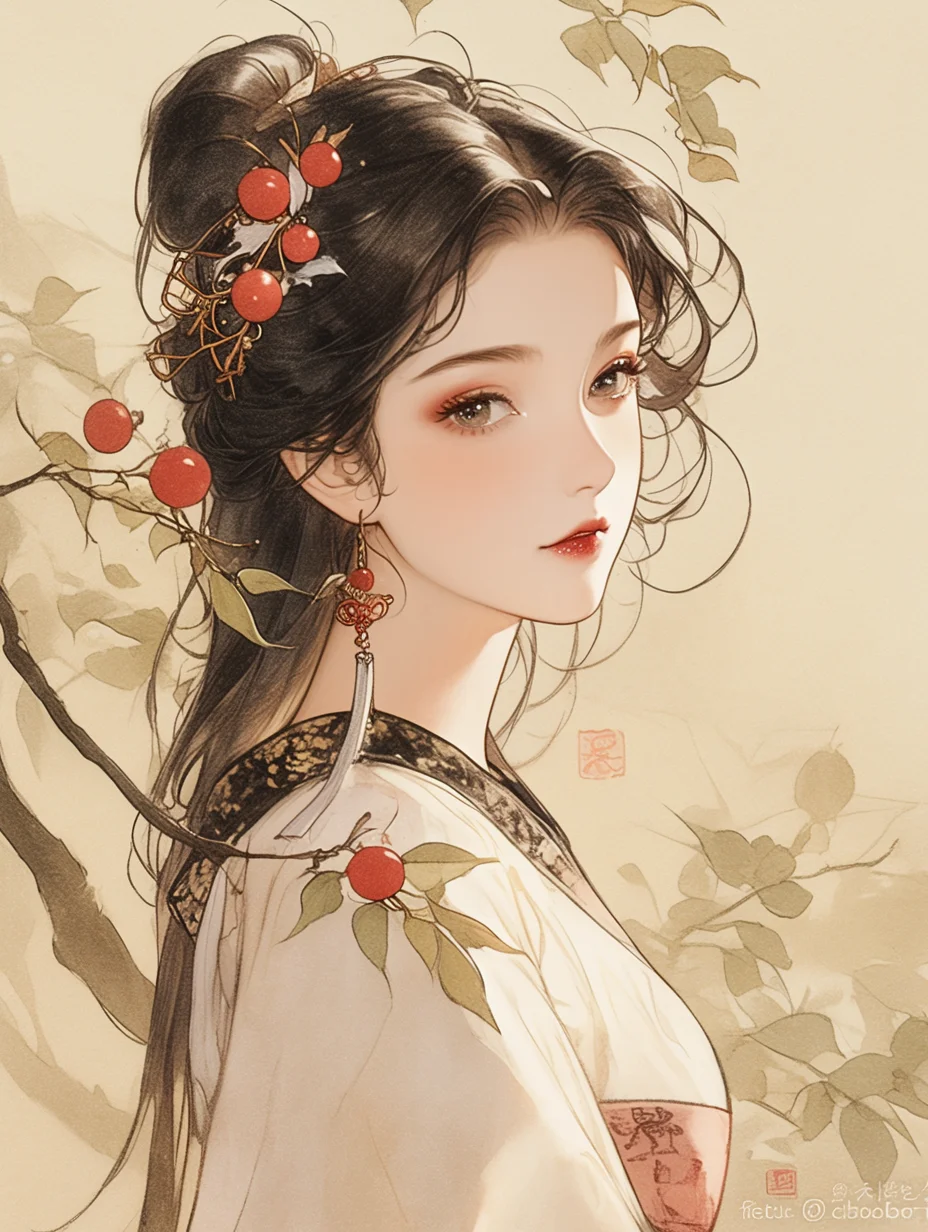 元气满满:红晕染颊桃花色