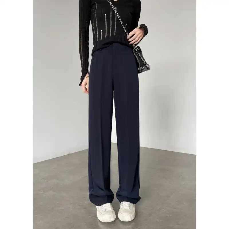 直筒裤女2025春夏新宠：韩版高腰显瘦神器