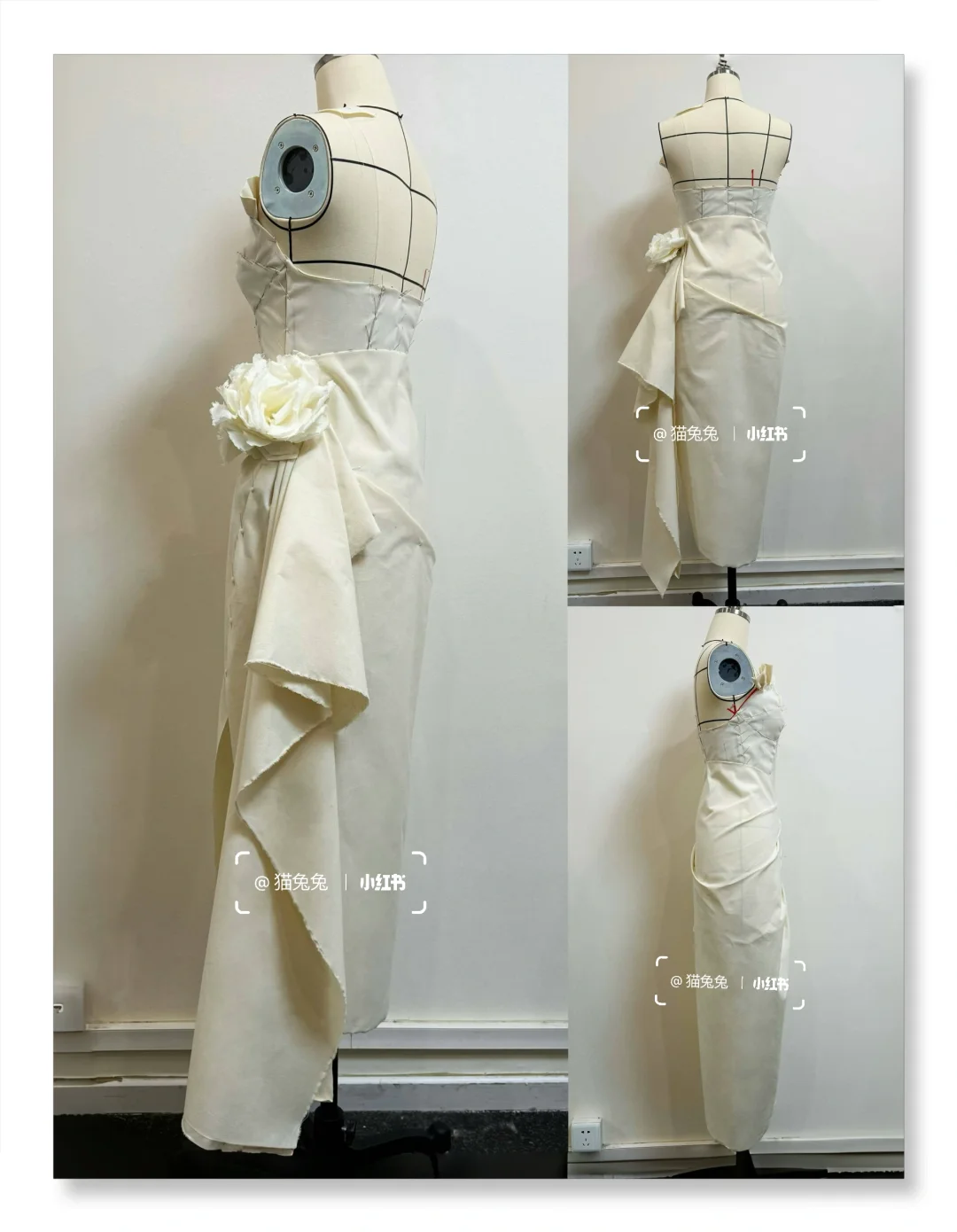 礼服裙Evening grown draping