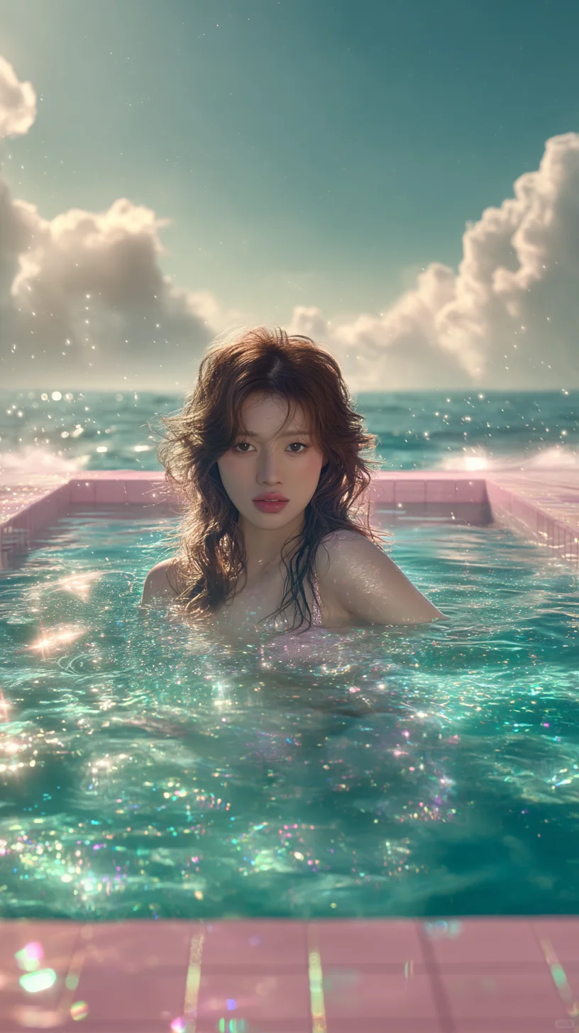 【泳池美少女】#AI艺术家