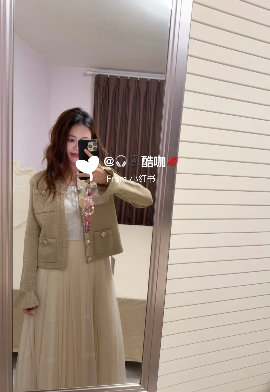 Herlipto | 微光泽柔软吊带连衣裙