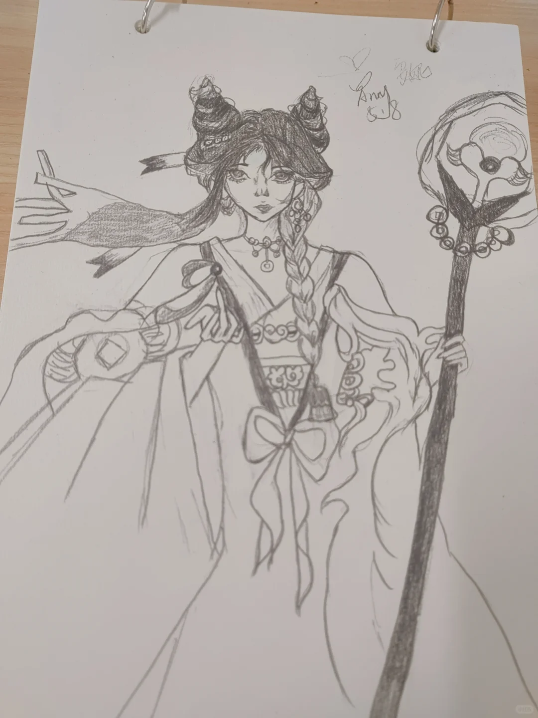 🙈线条有点重没画好😭