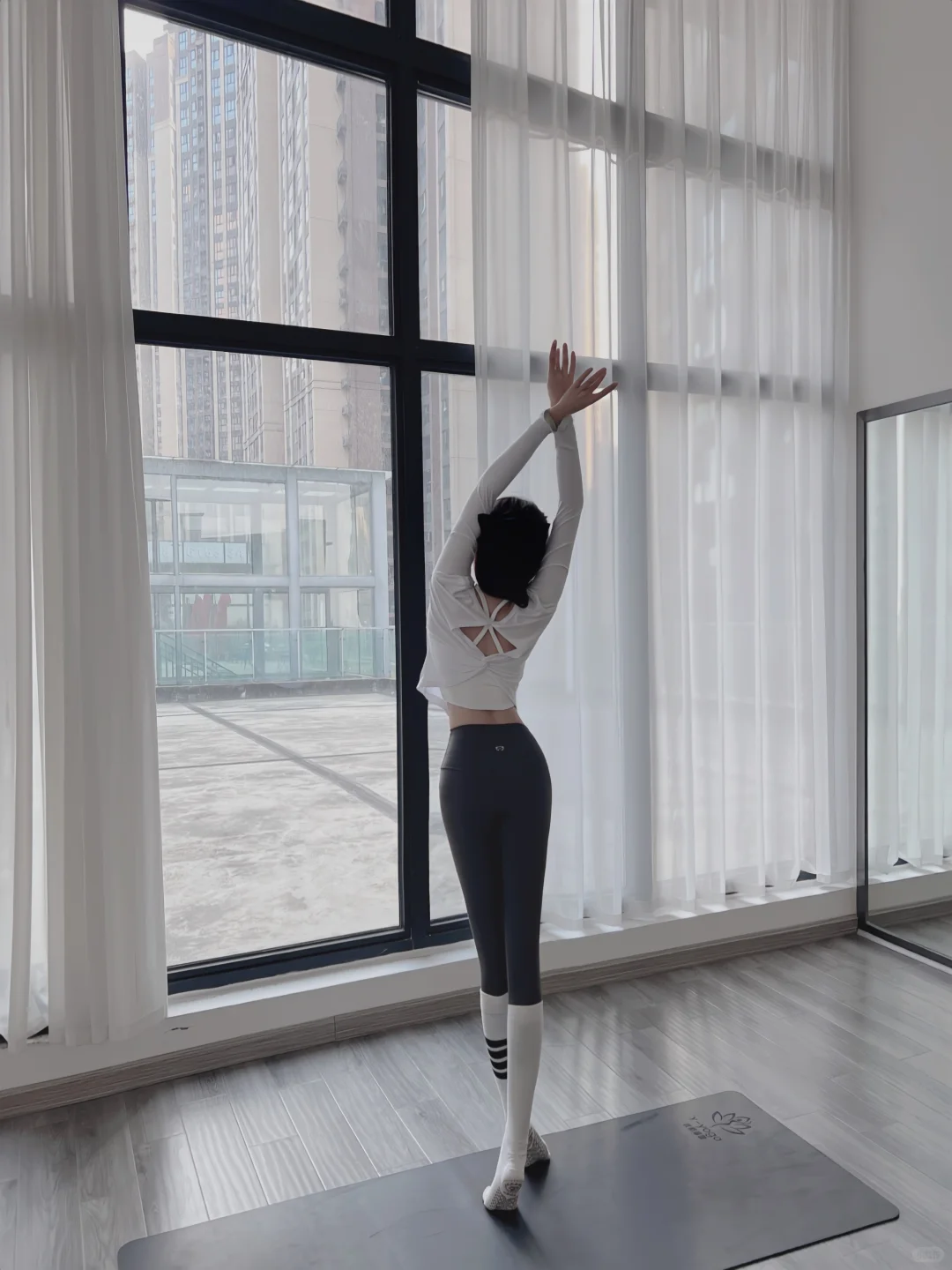 运动瑜伽服这样搭！显瘦又显白🥰