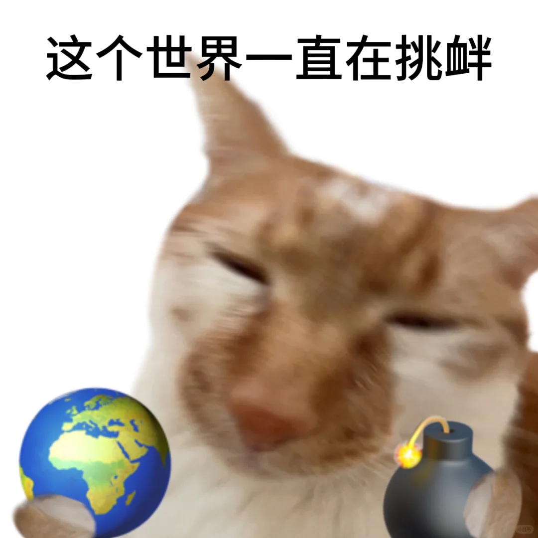 俺不得劲的时候就发这组表情包