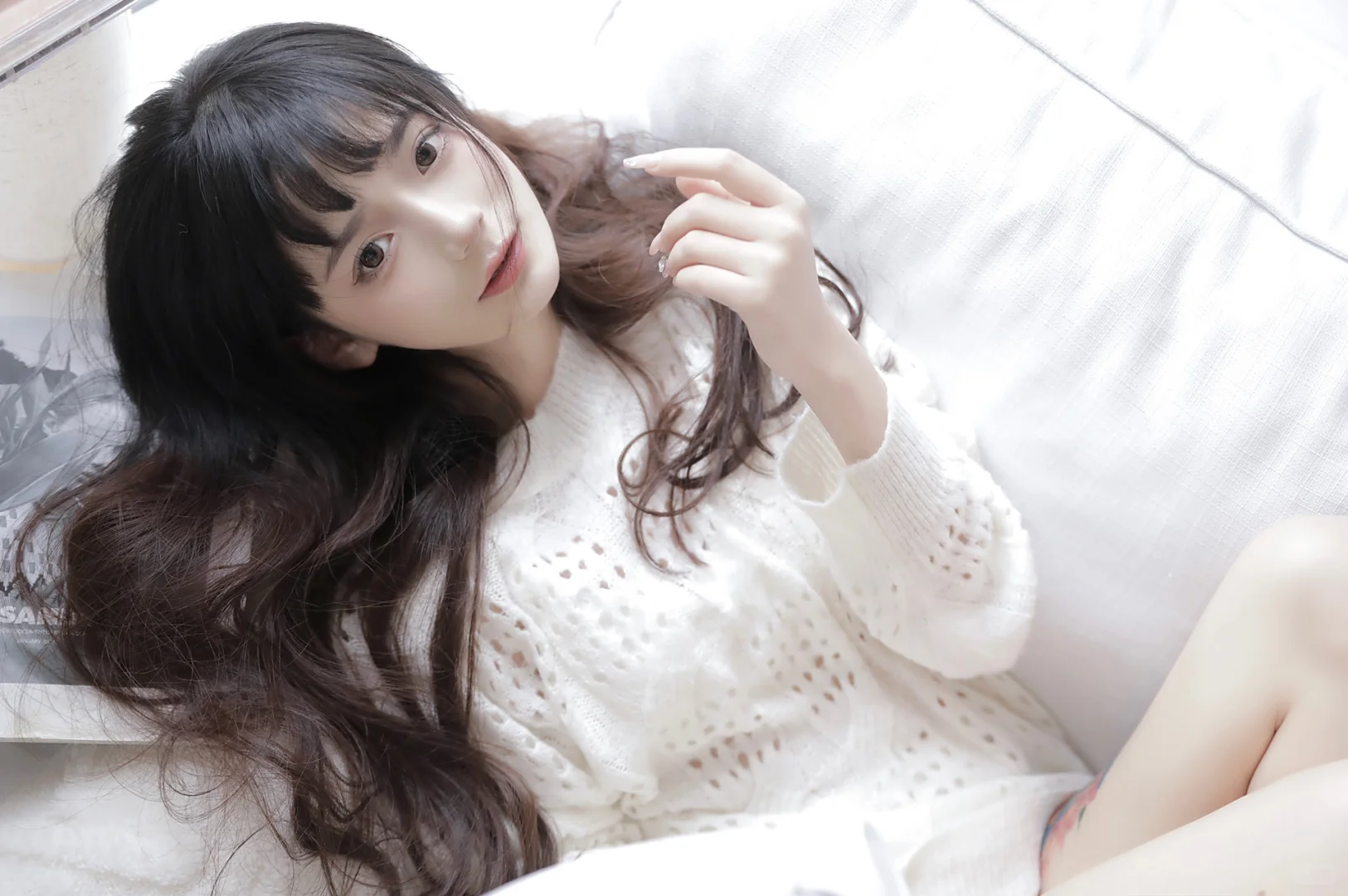 纯欲居家写真｜你浅浅的微笑就像乌梅子酱～