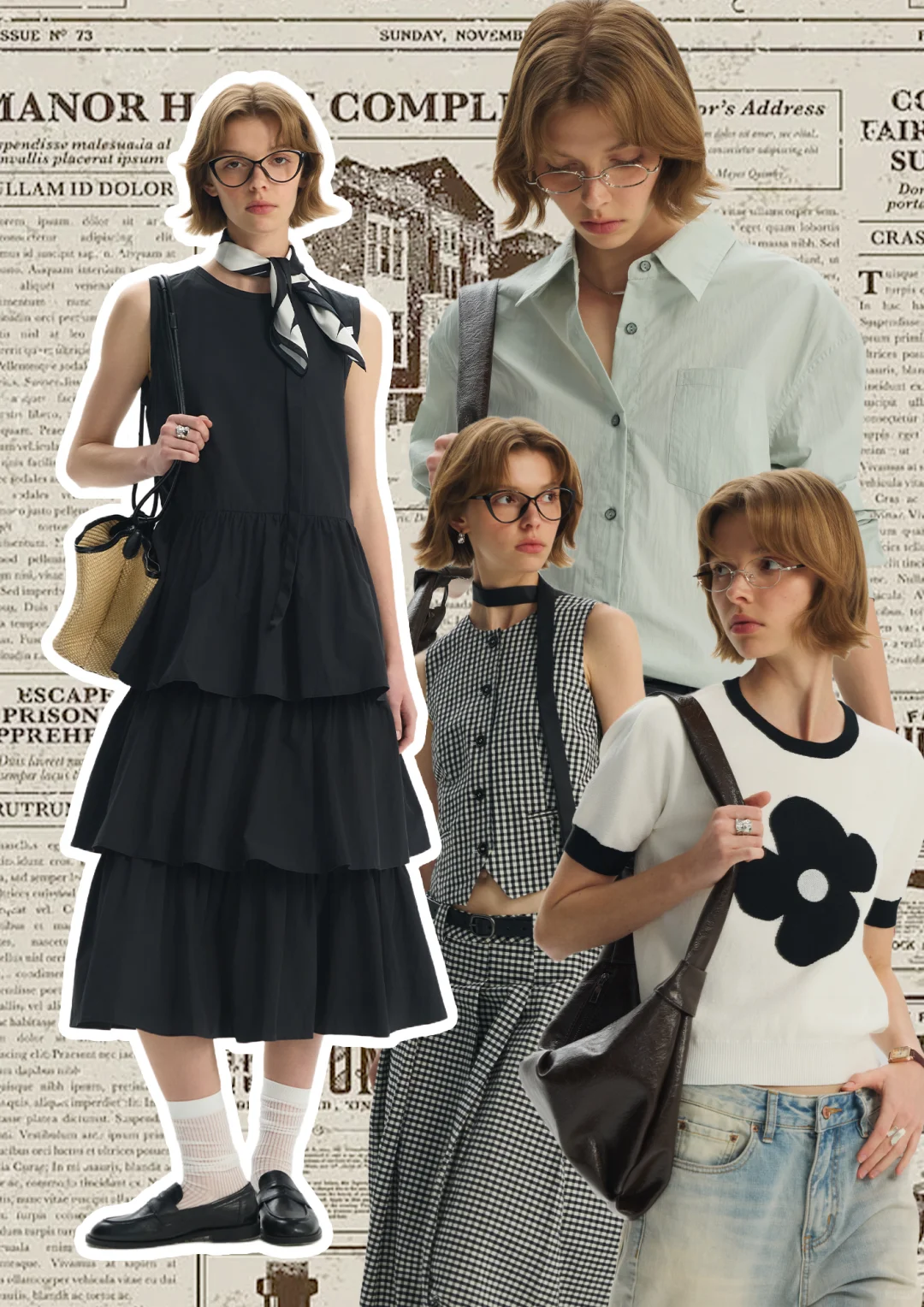 “电影感穿搭”🎨美式复古穿搭Bazaarred