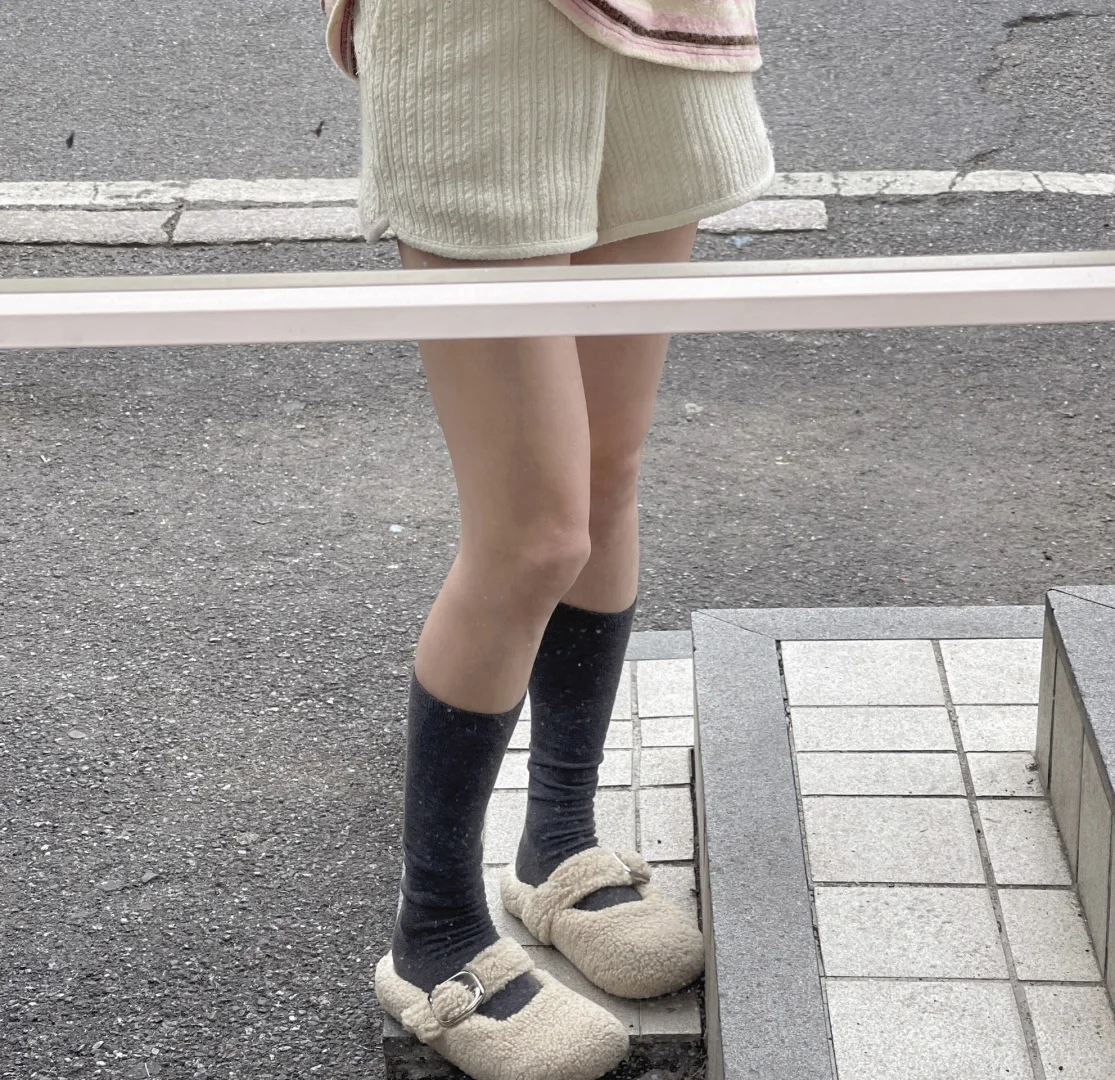 韩女🇰🇷小腿袜真的好穿