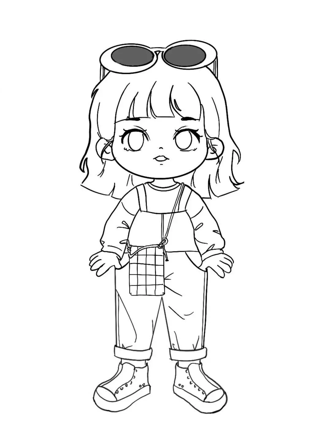 线条女孩～～～