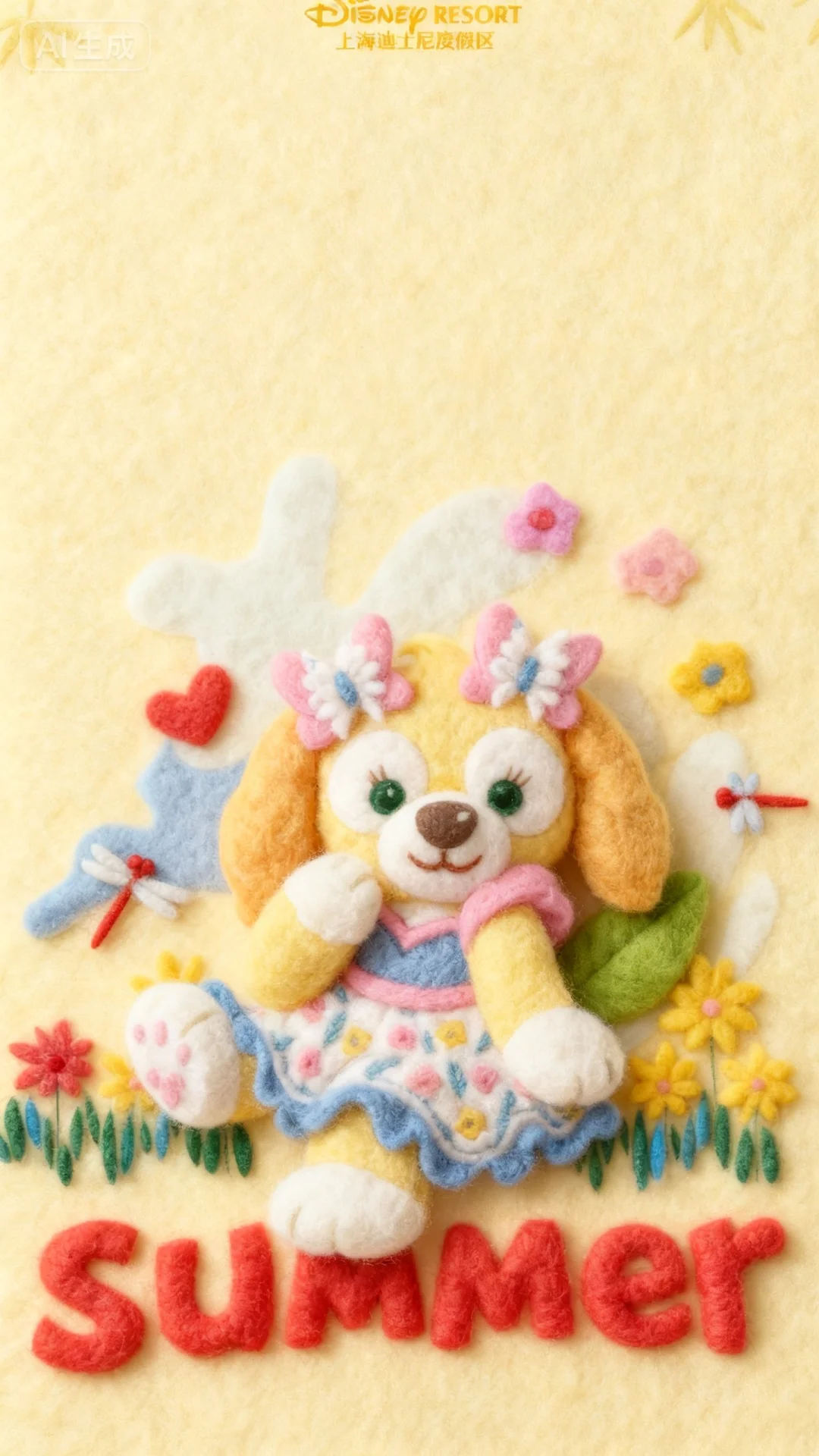 迪士尼毛绒壁纸第二弹 好温暖哦
