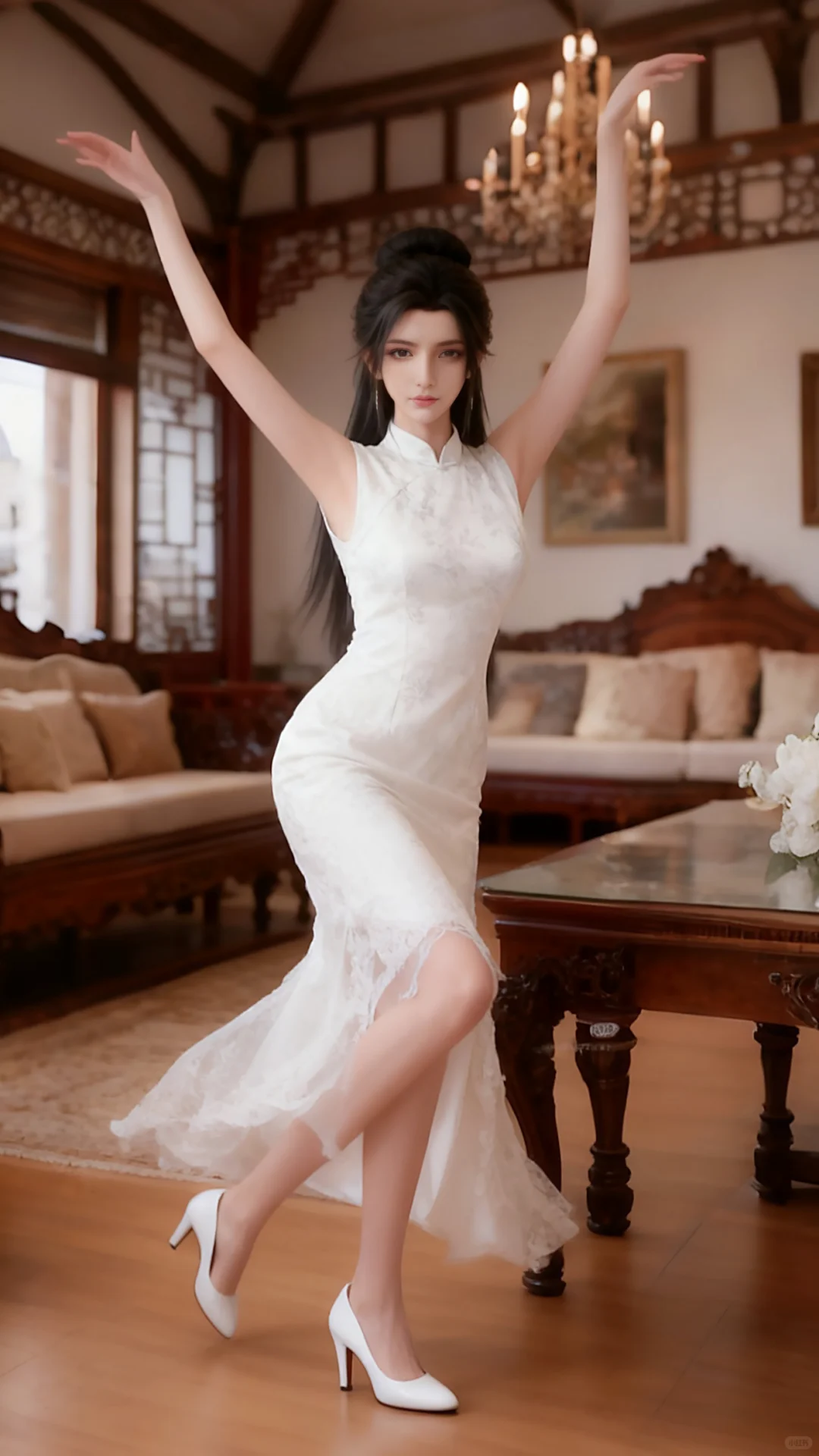 国漫女神穿上现代装陆雪琪