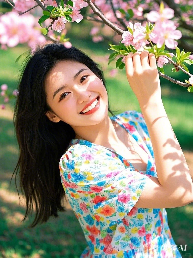 春季穿搭｜这件印花长裙也太春天了吧