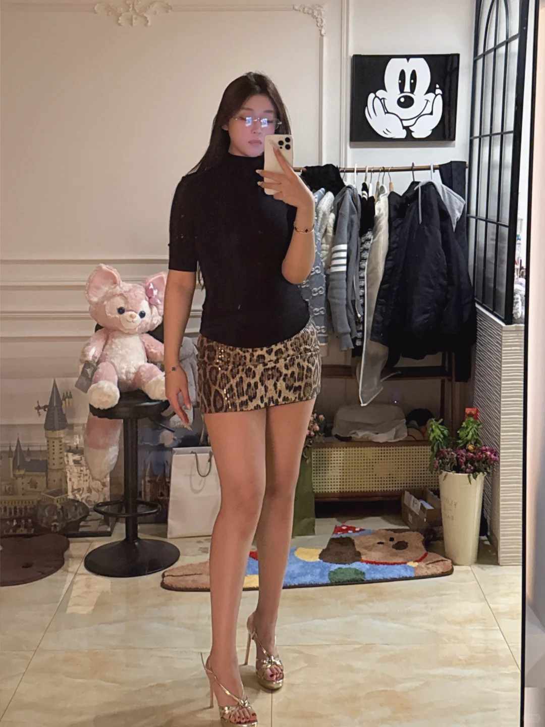 美到发晕的豹纹短裤！！！💖