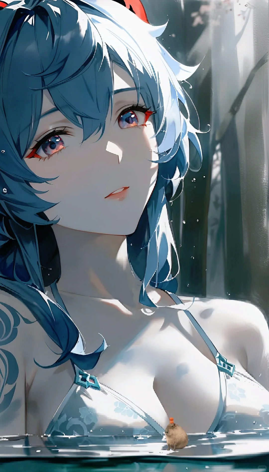 甘雨的泳衣（真爱粉绕道疑似引人不适）