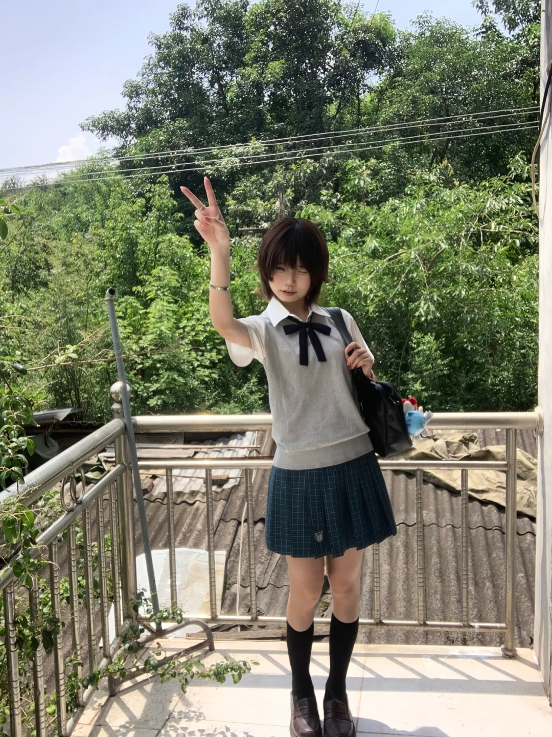 关于我在农村里拍的jk合集