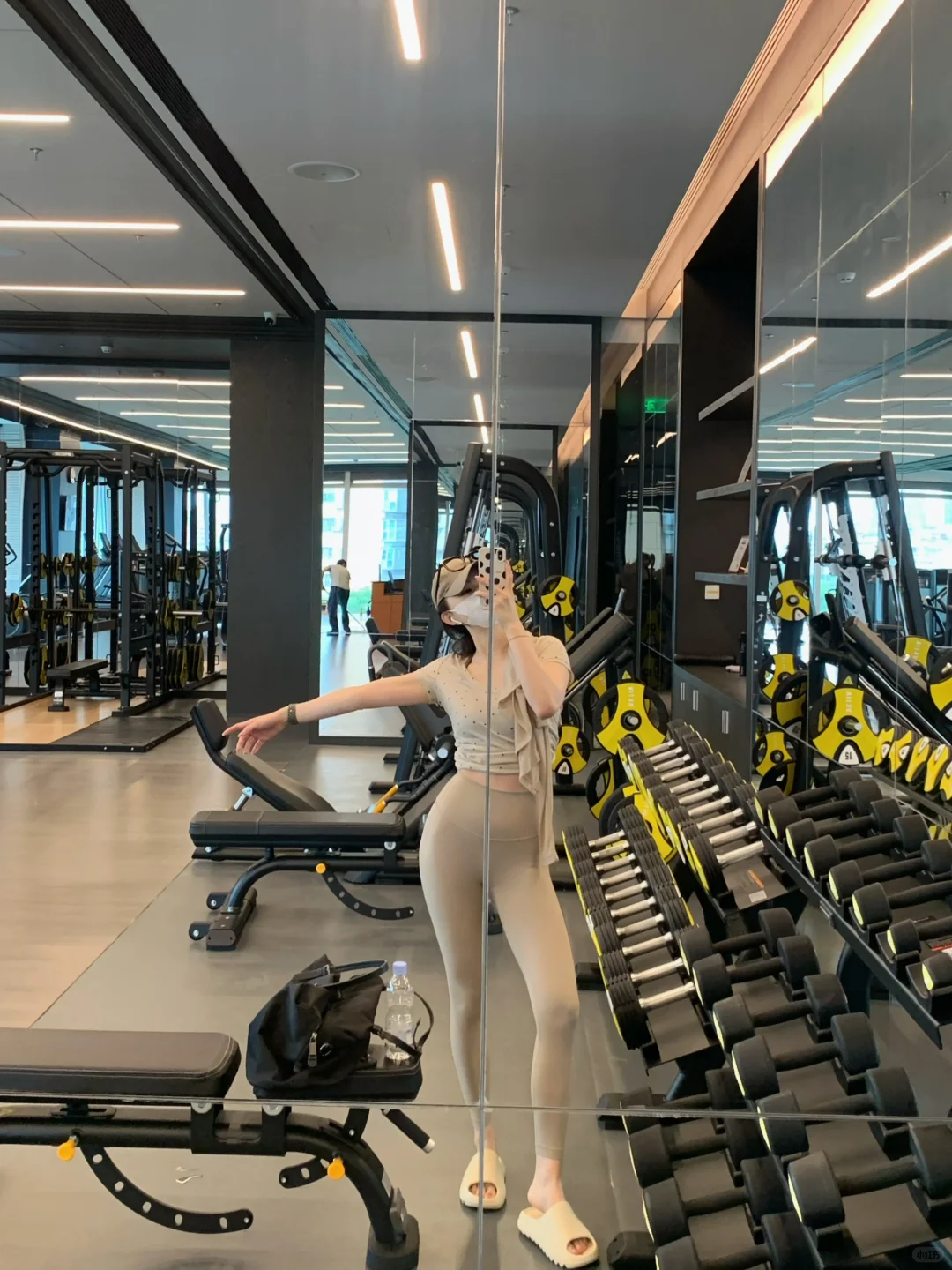 很满意自己的轻线条身材～