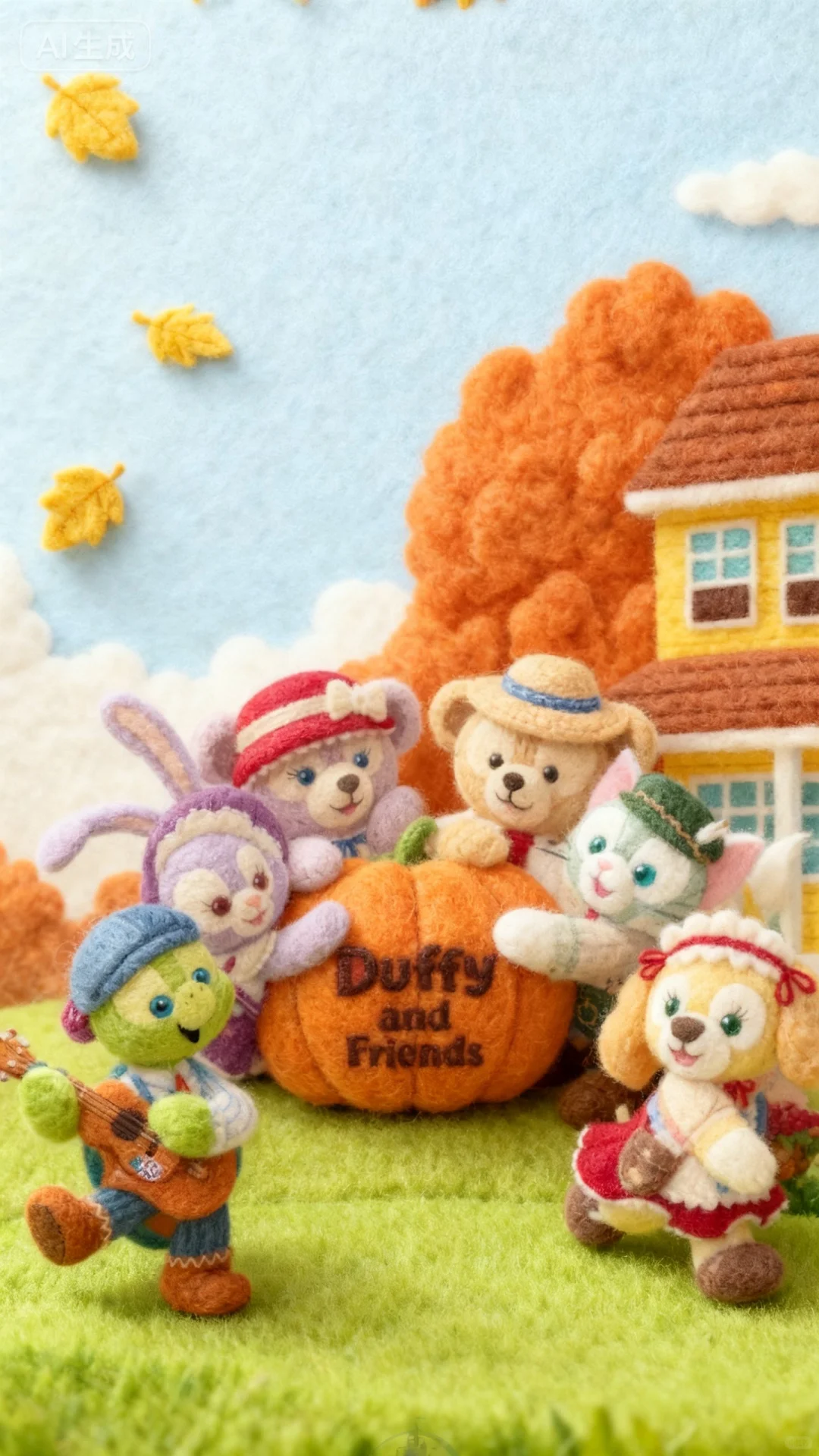 迪士尼毛绒壁纸第二弹 好温暖哦