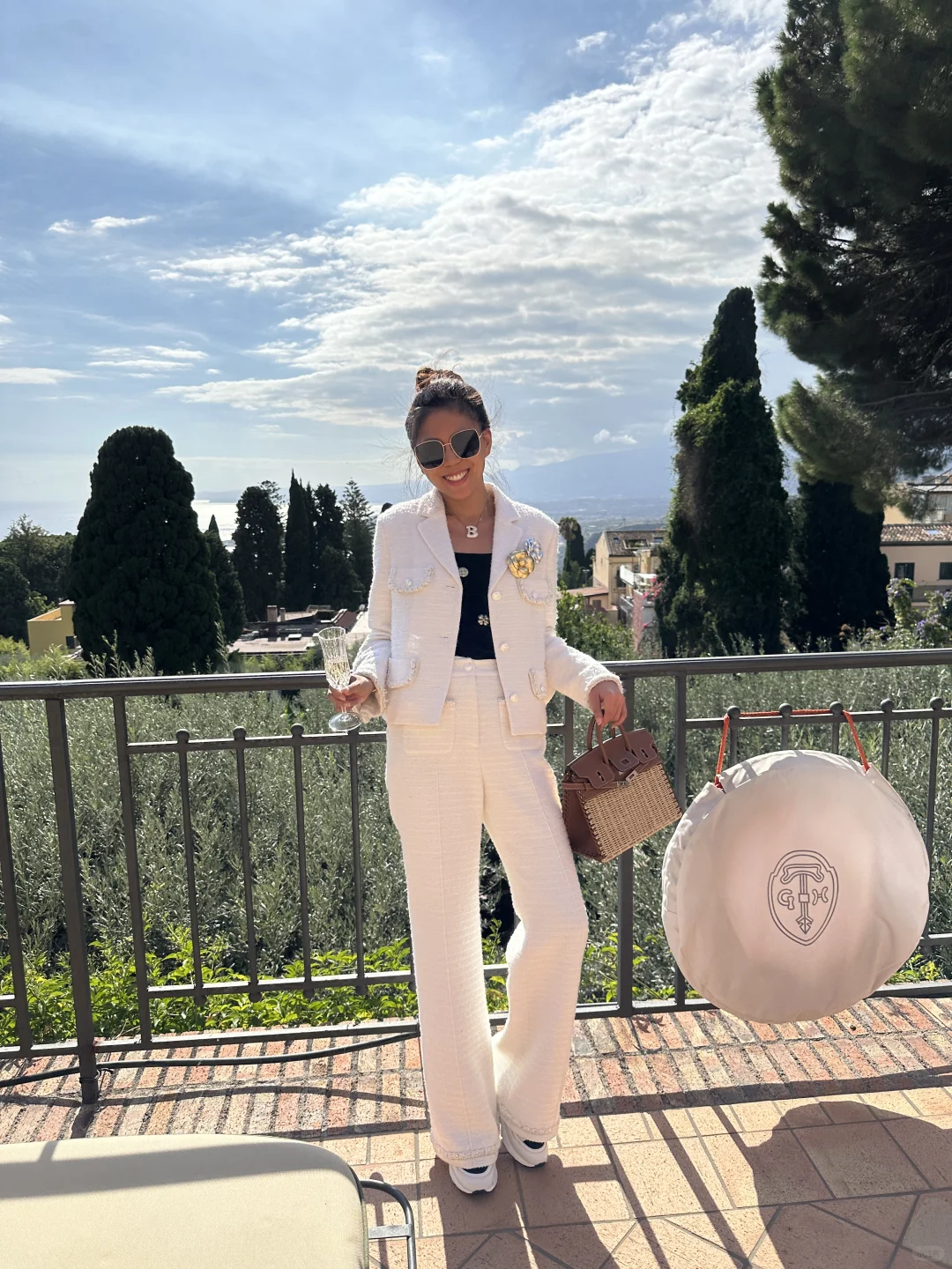 女明星度假ootd🍋属于西西里的阳光假日